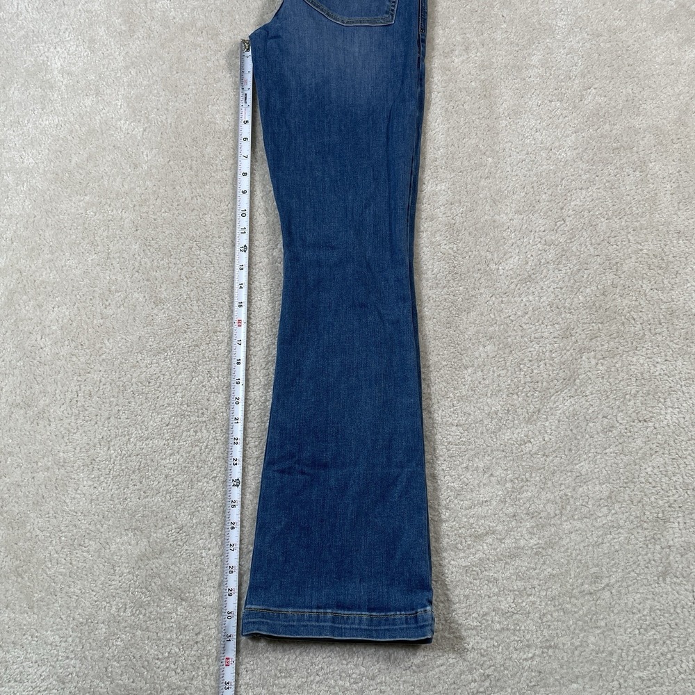 NWT Morrison Denim The Trucker Jeans Womens 27 Blue Bootcut Mid-rise - Picture 8 of 13